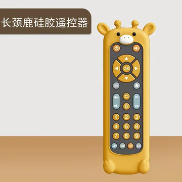 Infant Simulation TV Remote Control Toys with Music and Light Musical Baby Toy Sensory Remote Kids Baby Toys for 1 2 3 Years Old Apsilon