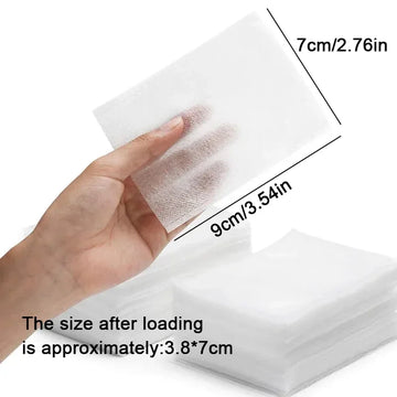 100pcs Biodegradable Seed Nursery Bags, Non-Woven Plants GrowBags, Fabric Seedling Pots Plants Pouch, Home Garden Supply Apsilon