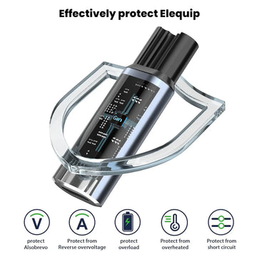 LISI 15V HQ8505 Type-C Shaver Adapter Charging Converter for Philips Norelco One Blade Pro QP6510 QP6520 QP6530 Beard Trimmer Apsilon