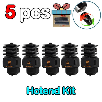 For Brass Hardened Steel Nozzle 3D Printer Hotend Kit For Bambu Lab A1/A1 Mini 0.2/0.4/0.6/0.8MM Silicone Brush Assembly Apsilon