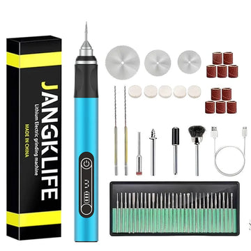 JANGKLIFE USB Cordless Rotary Tool Kit Woodworking Engraving Pen DIY For Jewelry Metal Glass Mini Wireless Drill Apsilon