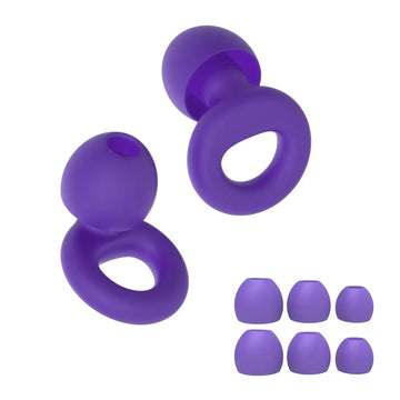 Silicone Earplugs for Swimming Sleep Noise Cancel Noise Reduction-Soundproof Reduce Disturbances -Quality loop Earplugs Apsilon