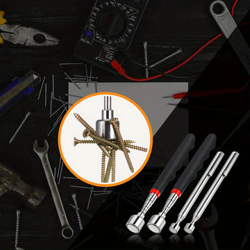 Telescopic magnet picking tool for hard to reach areas Apsilon
