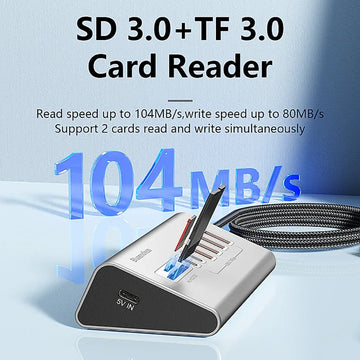 10Gbps USB 3.2 Docking Station USB Hub Type C Splitter with Card Reader Aluminum Alloy Multi 8/9 Ports Switch For PC Laptop Apsilon