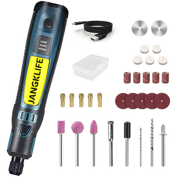 JANGKLIFE USB Cordless Rotary Tool Kit Woodworking Engraving Pen DIY For Jewelry Metal Glass Mini Wireless Drill Apsilon