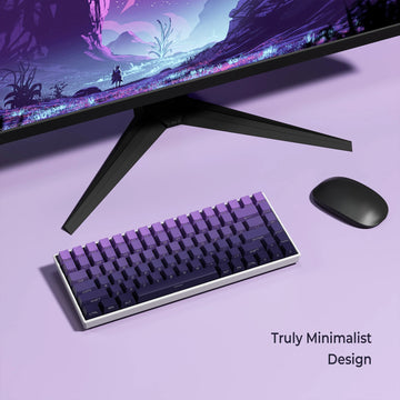 XVX Phantom Gradient Keycaps PBT Top/Side Print Key Caps Double Shot Shine Through Custom Minimalist OEM Russian/Korean Keycap Apsilon