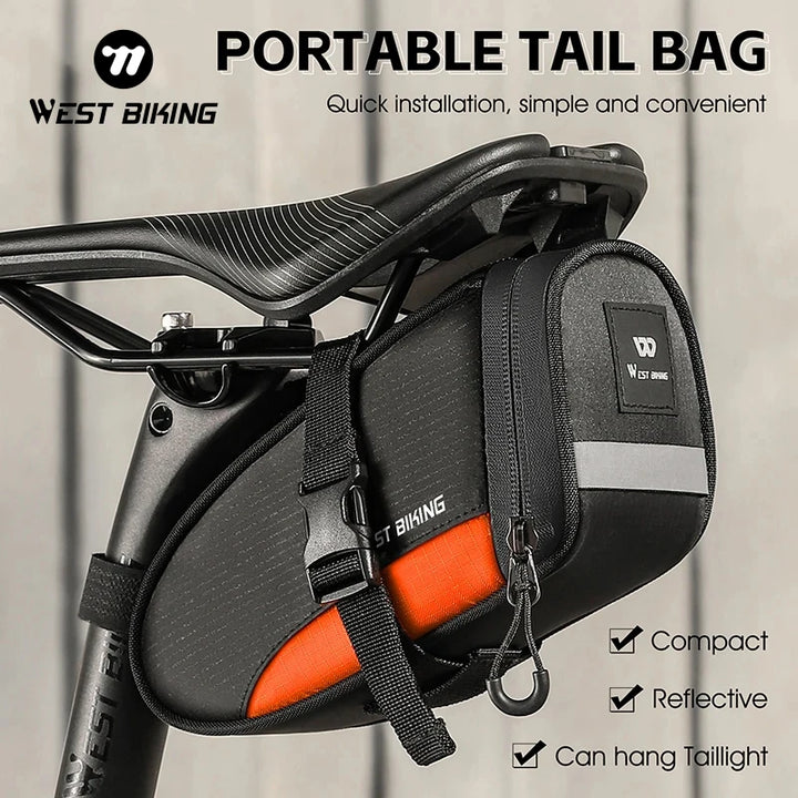 West Biking fietszadeltas – keuze uit 1 of 1,2 liter