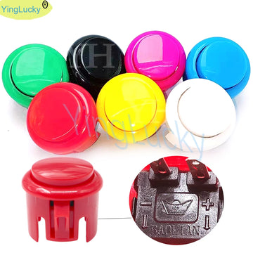 100 pcs Arcade buttons 30mm 24mm copy sanwa buttons DIY arcade joysticks parts Arcade video game console accessories Apsilon