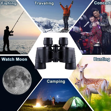 Professional Binoculars HD Portable Eyepieces 90X90 Long Distance Binoculars for Hunting Outdoor Camping Trips Premium Optics Apsilon