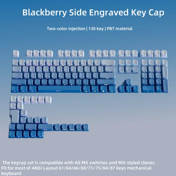 133 Keys Double Shot Shine Through Keycaps Strawberry Pink Side Print PBT Keycaps Cherry Profile for MX Switches Gaming Keyboard Apsilon