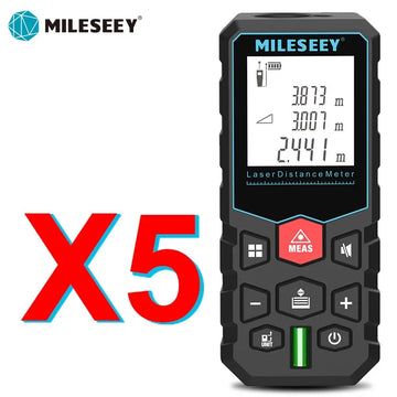 Mileseey Laser Distance Meter Electronic Roulette Laser Digital Tape Rangefinder Trena Metro Laser Range Finder  Measuring Tape Apsilon