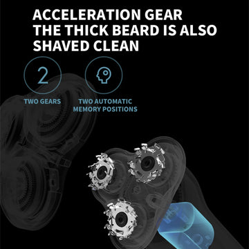 New MIJIA S500 Electric Shaver Dry Wet Shaving Triple Blade Trimmer Beard Floating Head Men's Shaver Electric Razors Machine Apsilon
