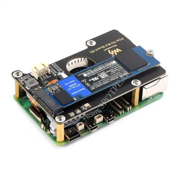 Raspberry Pi 5 PCIe to M.2 NVMe SSD Adapter Board (D) HAT Pi5-2280-2242-2230 for PI5 Apsilon