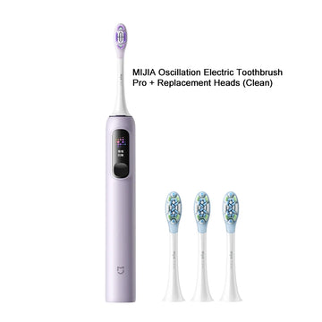 MIJIA Sonic Vibration Electric Toothbrush Pro,Smart 4 Modes, Long Battery Life, IPX8 Waterproof,LED Screen & Travel Lock Apsilon