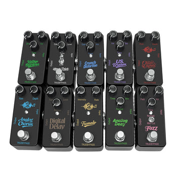 Electric Guitar Effects Pedal Mini Single Type Crunch Distortion Classic Chorus Delay    Digital Delay Apsilon