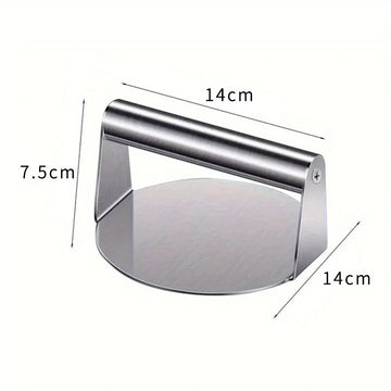 Stainless Steel Smash Burger Press Hamburger Patties Meat Masher Circular Meat Press Mold for Deli Meats Kitchen Accessories Apsilon