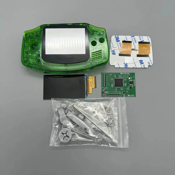 GBA IPS LCD No Cut Shell Required Easy to Install 2.9' IPS High Brightness LCD and Shell Kit for GameBoy Advance GBA Apsilon
