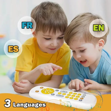 Infant Simulation TV Remote Control Toys with Music and Light Musical Baby Toy Sensory Remote Kids Baby Toys for 1 2 3 Years Old Apsilon