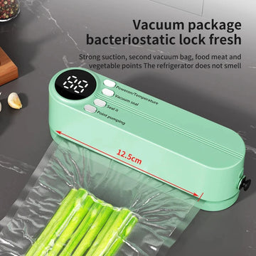 Charging Mini Wireless Fully Automatic Vacuum Sealing Machine Household Small Portable Food Packaging Plastic Sealing Machine Apsilon
