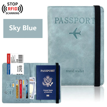 Passport Holder for Travel Essentials  Passport Wallet Cover Case for Travel  Accessories,Passport Book Holders for Women/Men Apsilon