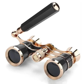 Opera Glasses Binoculars Metal Body With Chain/handle Theater Telescope Women Girls Optical Design Gift Retro Binoculars Apsilon