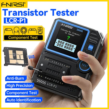 FNIRSI LCR-P1 Transistor Tester Multimeter Diode Triode Capacitance Resistance Meter ESR MOSFET IR Multifunction Anti-Burn Apsilon