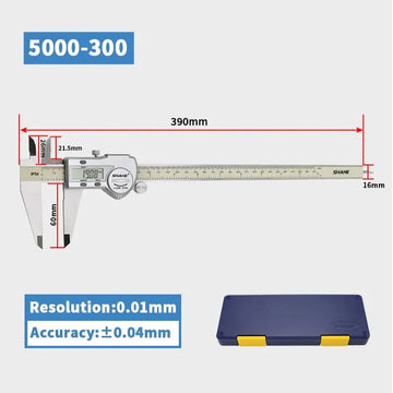 SHAHE Hardened Stainless Steel Digital Caliper Electronic Vernier Caliper Micrometer Measuring Tools Apsilon