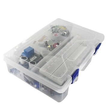 Starter Kit for Arduino Uno R3 - Uno R3 Breadboard and holder Step Motor / Servo /1602 LCD / jumper Wire/ UNO R3 Apsilon
