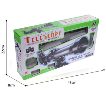 Children Science Astronomical Telescope  Monocular Introductory Teaching Aids High Powered Eyepiece 20X 30X 40X Apsilon