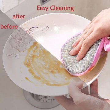 5/10/20Pcs Double Side Dishwashing Sponge Dish Washing Brush Pan Pot Dish Wash Sponges Household Cleaning Kitchen Tools Apsilon