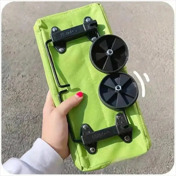 Foldable Portable Shopping Cart with Wheels | Lightweight Backpack-Style Hand Cart for Home Use Apsilon