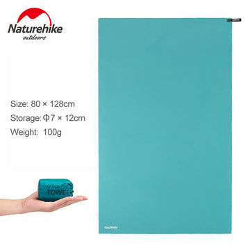 Naturehike Quick Drying Absorbent Bath Towel, Backpacking Hiking, Swimming Towel Compact Travel, Breathable Beach Gym Yoga Towel Apsilon
