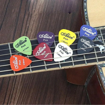 Multicolor Guitar Picks 50/100 Pieces Mixed ABS Premium Plastic Guitar Picks for Acoustic Electric Guitars Bass Or Ukulele Apsilon