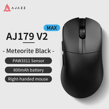 AJAZZ AJ179 V2 MAX Wireless Gaming E-Sport 1K Polling Rate Lightweight Design Ergonomic PAW3311 Sensor Apsilon