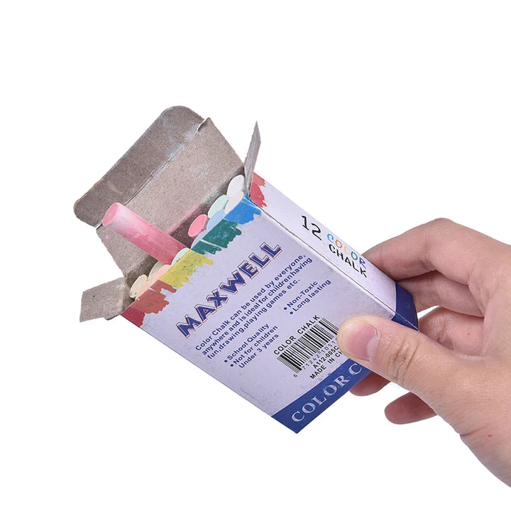 12 pcs/Lot Dustless Chalk Pen Drawing Chalks For Blackboard Accessories