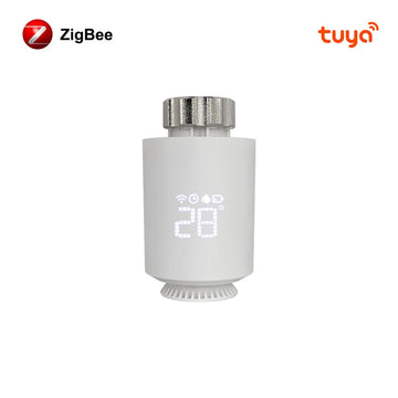 AVATTO ZigBee3.0 Thermostat Radiator Actuator Smart TRV Thermostatic Valve Controller Works With Tuya Alexa Google Home Alice Apsilon