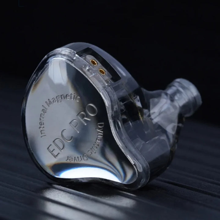 KZ EDC PRO High-Sensitivity Large Dynamic Earphone , Silver Plated Cable \ OFC Flat Cable Optional