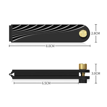 Miwayer Premium Neoprene Guitar Mute | 360° Fretboard Dampening | Silent Practice Pad w/Anti-Scratch Base Plate Apsilon