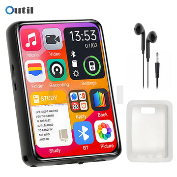 2026 New Bluetooth 5.4 Touch Screen MP3 Player HiFi Lossless Music Play Built-in Speaker 32GB Support Recording E-Book Apsilon