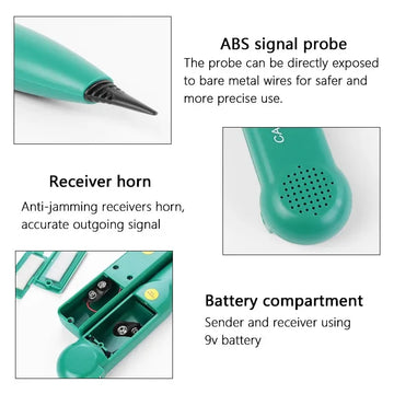MS6812 Cable Tracker Tester Professional Line LAN Detector UTP STP Telephone Wire Tracer Breakpoint Location Diagnose Tone Apsilon