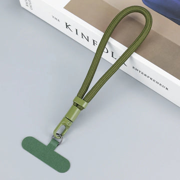 Universal Adjustable Mobile Phone Lanyard Short Wrist Strap with Self-locking Anti-drop Design Durable Polyester Phone Strap Apsilon