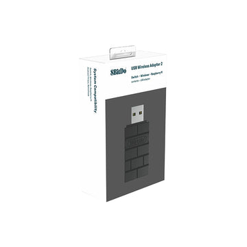 8BitDo USB Wireless Bluetooth Adapter 2 Receiver for Nintendo Switch 1, 2 PS1 Raspberry Pi Mini PS4 Controller for PS5 Handle Apsilon