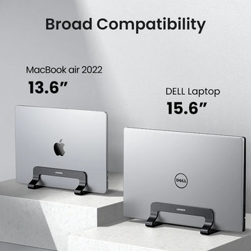 UGREEN Vertical Laptop Stand For MacBook Pro Aluminum Portable Notebook Stand Laptop Support MacBook Air Pro Tablet Phone Stand Apsilon