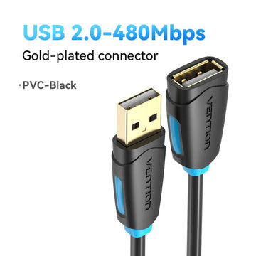 Vention USB 3.0 Extension Cable USB 3.0 2.0 Cable Extender Data Cord for PC Smart TV Xbox One SSD Fast Speed USB Cable Extension Apsilon