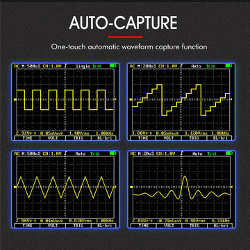 TOOLTOP ET2010A 2 IN 1 Digital Oscilloscope Multimeter 2.5Msps 1MHz Portable Multimeter Multifunctional Electrical Test Tool Apsilon