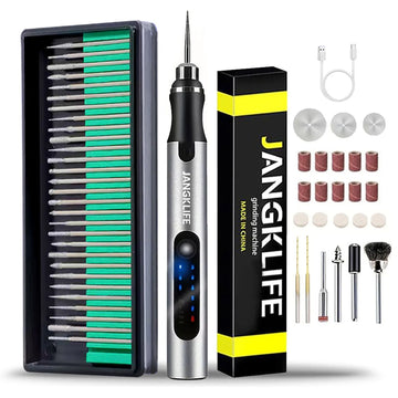 JANGKLIFE USB Cordless Rotary Tool Kit Woodworking Engraving Pen DIY For Jewelry Metal Glass Mini Wireless Drill Apsilon