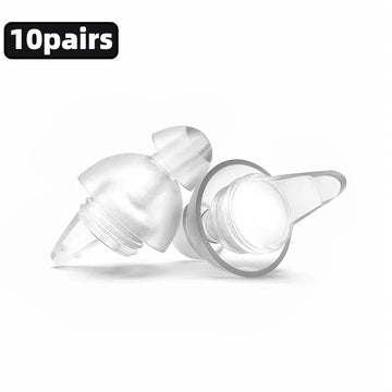 HUAK High Fidelity Silicone Ear Plugs for Noise Cancelling Washable Reusable Musicians Motorcycles Sleeping Work, Study, Swim Apsilon