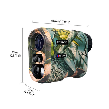 REVASRI Laser Rangefinder 1000M Hunting Range Finder with Type-C Rechargeable Outdoor Target Acquisition Technology Monocular Apsilon