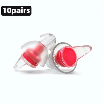 HUAK High Fidelity Silicone Ear Plugs for Noise Cancelling Washable Reusable Musicians Motorcycles Sleeping Work, Study, Swim Apsilon
