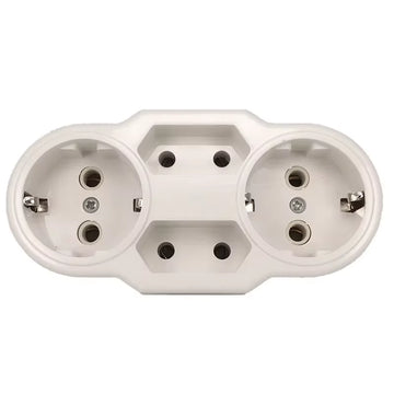 European Type Conversion Plug 1 TO 4 Way EU Germany Standard Power Adapter Socket 16A Travel charging adapter Apsilon